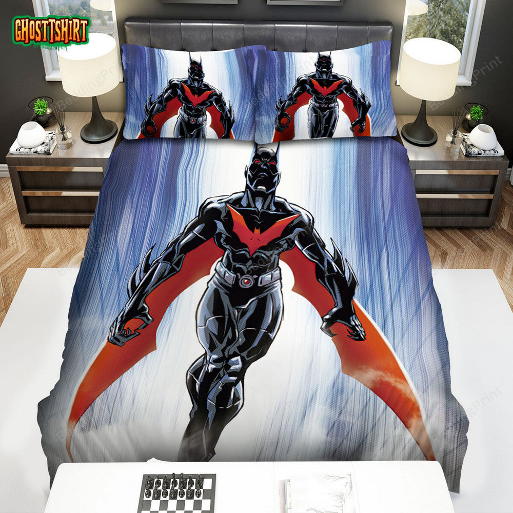 Batman Beyond Animated Series Art 63 Bed Sheets Duvet Cover Bedding Set