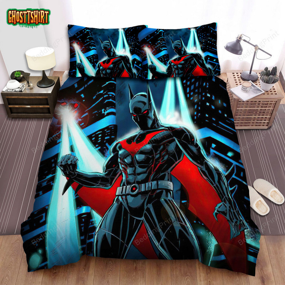 Batman Beyond Animated Series Art 74 Bed Sheets Duvet Cover Bedding Set