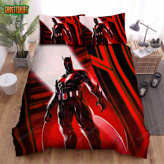 Batman Beyond Animated Series Art 9 Bed Sheets Duvet Cover Bedding Set