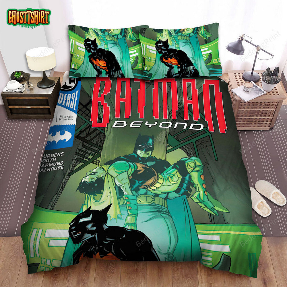 Batman Beyond Series Poster 11 Bed Sheets Duvet Cover Bedding Set
