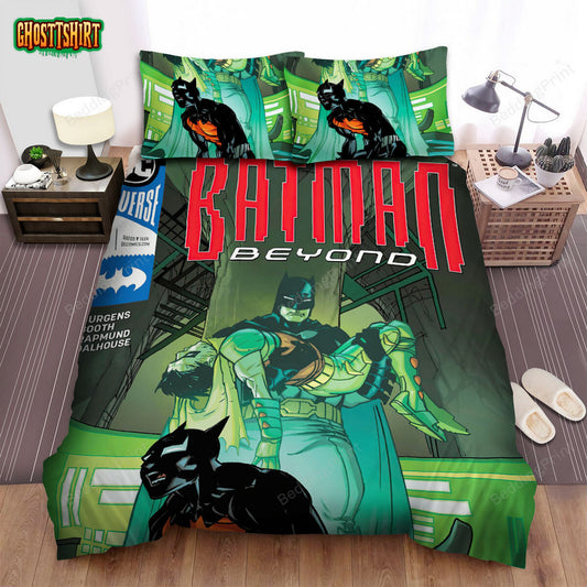 Batman Beyond Series Poster 11 Bed Sheets Duvet Cover Bedding Set