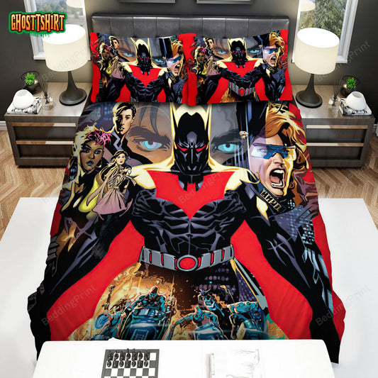 Batman Beyond Series Poster 13 Bed Sheets Duvet Cover Bedding Set