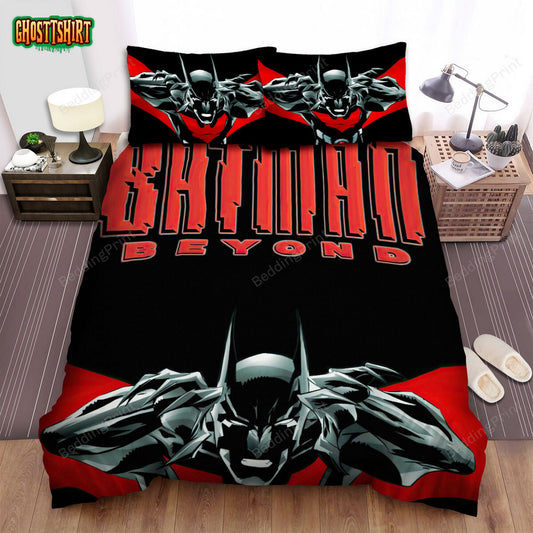 Batman Beyond Series Poster 2 Bed Sheets Duvet Cover Bedding Set