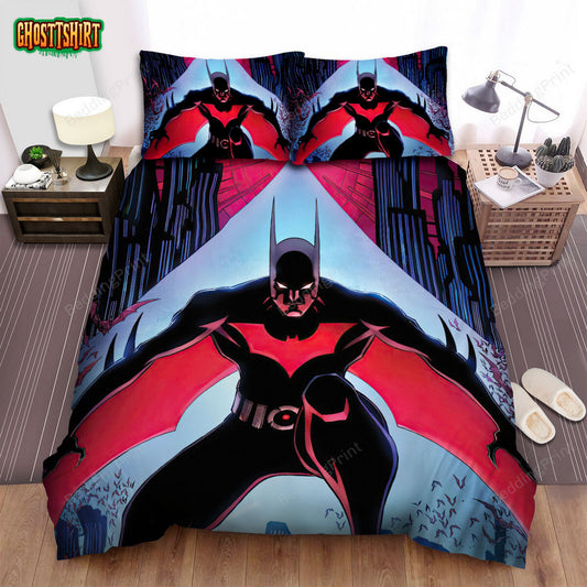 Batman Beyond Series Poster 5 Bed Sheets Duvet Cover Bedding Set