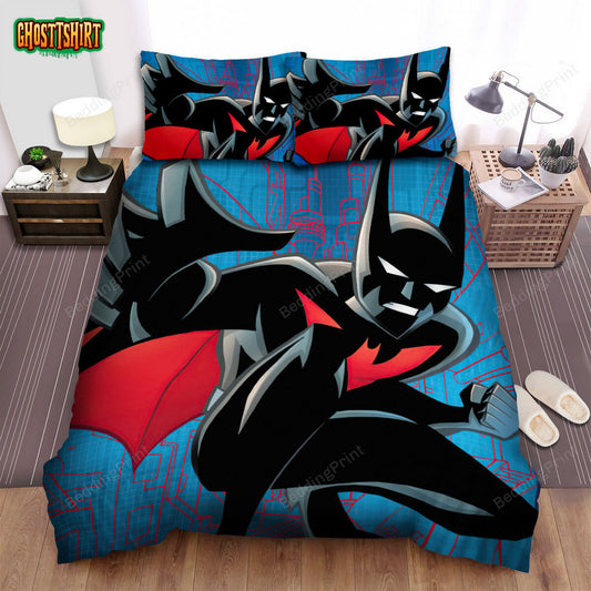 Batman Beyond Series Poster 7 Bed Sheets Duvet Cover Bedding Set