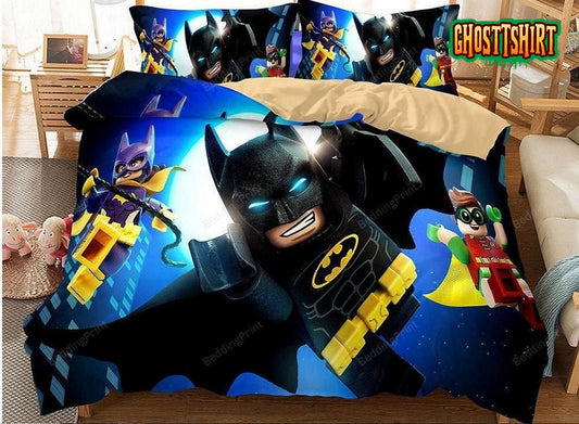 Batman Lego Duvet Cover Bedding Set