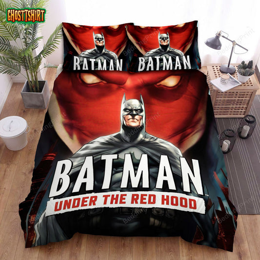 Batman Under The Red Hood Animated Series Poster Bed Sheets Duvet Cover Bedding Set