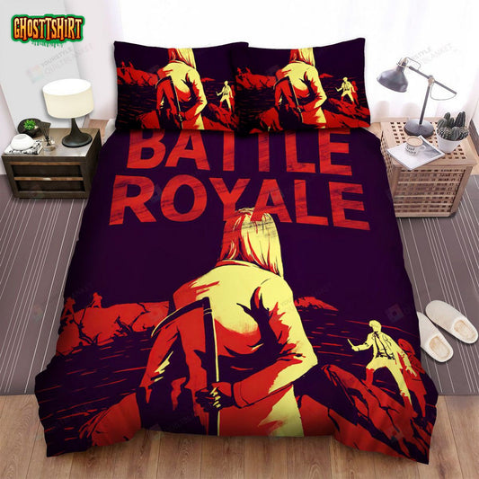 Battle Royale (2000) Movie Kinji Fukasaku Bed Sheets Spread Comforter Duvet Cover Bedding Set