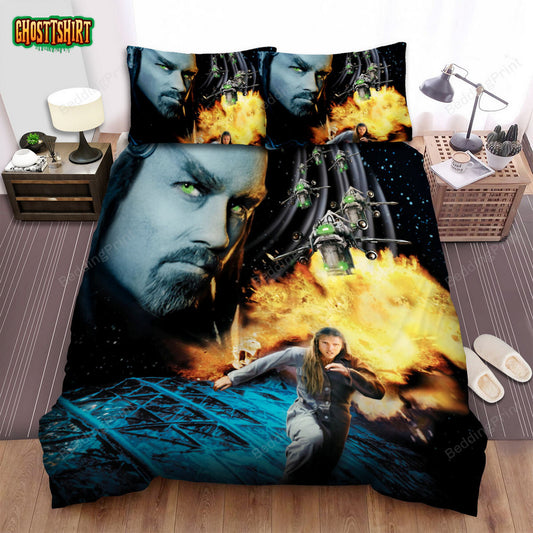 Battlefield Earth (2000) Movie John Travolta Bed Sheets Duvet Cover Bedding Set