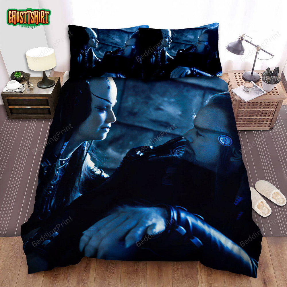 Battlefield Earth (2000) Movie Kelly Preston Scene Bed Sheets Duvet Cover Bedding Set
