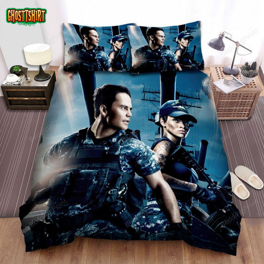 Battleship Movie Poster 2 Bed Sheets Duvet Cover Bedding Set