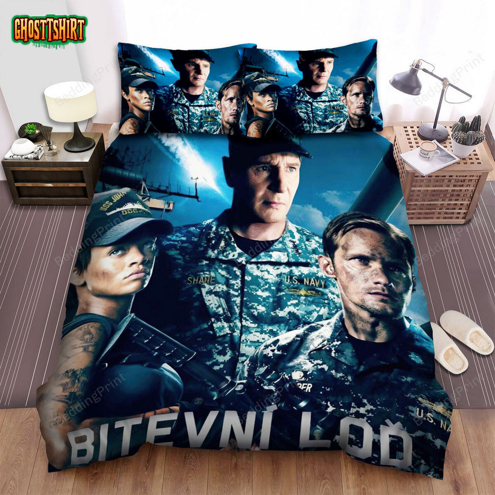 Battleship Movie Poster 9 Bed Sheets Duvet Cover Bedding Set