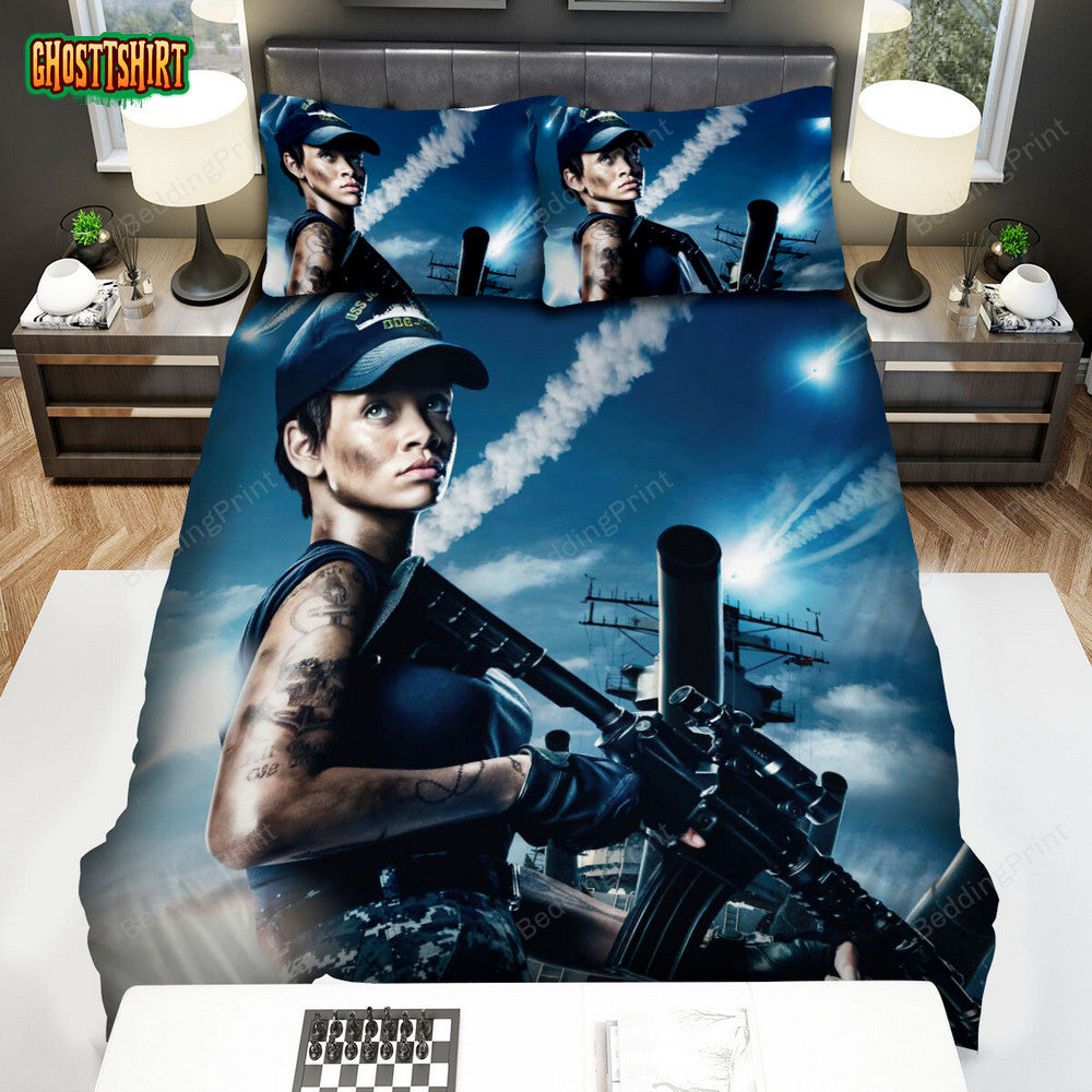 Battleship Rihanna Poster Bed Sheets Duvet Cover Bedding Set