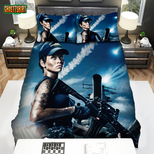 Battleship Rihanna Poster Bed Sheets Duvet Cover Bedding Set
