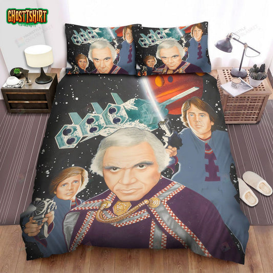 Battlestar Galactica (2004–2009) Art Movie Poster Bed Sheets Duvet Cover Bedding Set