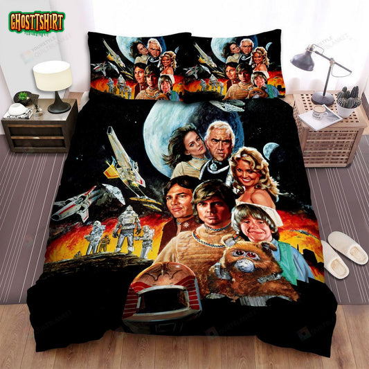 Battlestar Galactica (2004–2009) Characteries Movie Poster Bed Sheets Duvet Cover Bedding Set