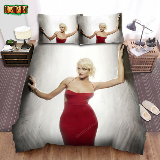 Battlestar Galactica (2004–2009) Lady Movie Poster Bed Sheets Duvet Cover Bedding Set