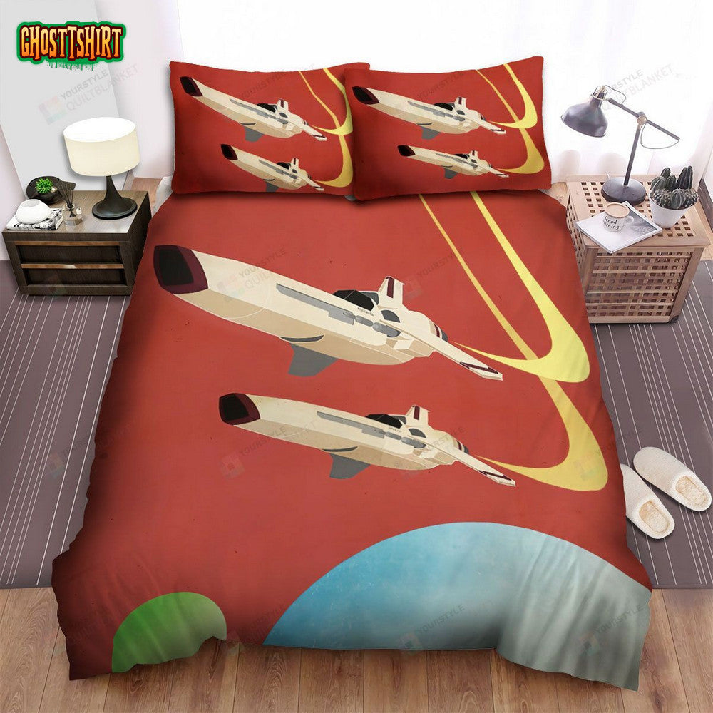 Battlestar Galactica (2004–2009) Painting Movie Poster Bed Sheets Duvet Cover Bedding Set