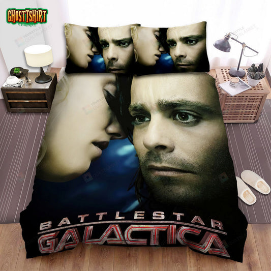 Battlestar Galactica (2004–2009) Poster Movie Poster Bed Sheets Duvet Cover Bedding Set Ver 3