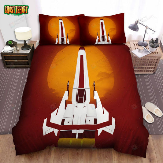 Battlestar Galactica (2004–2009) So Say We All Movie Poster Bed Sheets Duvet Cover Bedding Set