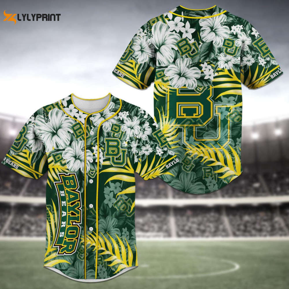 Baylor Bears Baseball Jersey Personalized 2023 BJ0203 - lylyprint.com