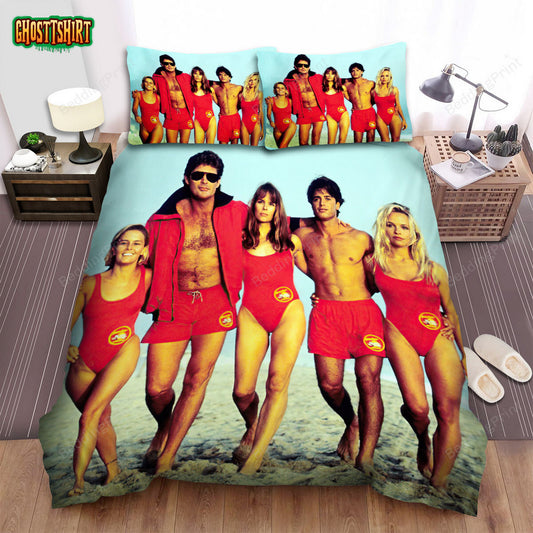Baywatch (1989–2001) Wallpaper Movie Poster Bed Sheets Duvet Cover Bedding Set