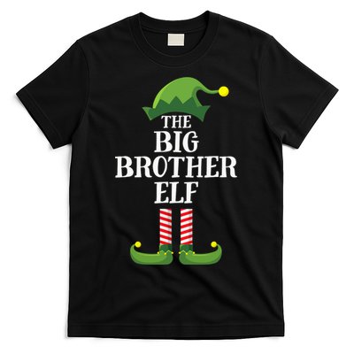 Big Brother Elf Matching Family Group Christmas Party T-Shirt
