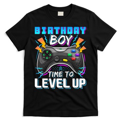 Birthday Boy Time To Level Up Video Game Birthday Gift Boy T-Shirt