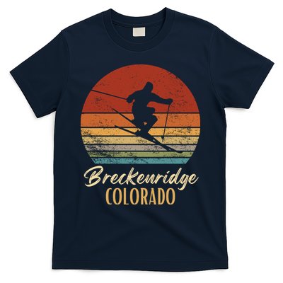 Breckenridge Colorado Skiing Vintage Mountain Ski Vacation T-Shirt
