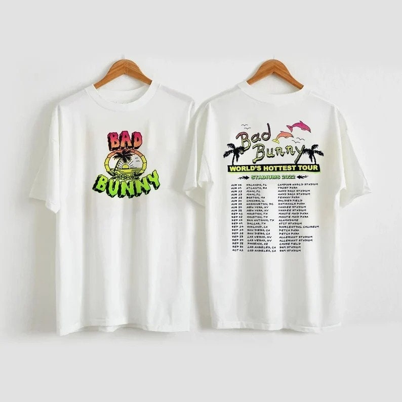 Bad Bunny Un Verano Sin Ti Shirt Double sided shirt