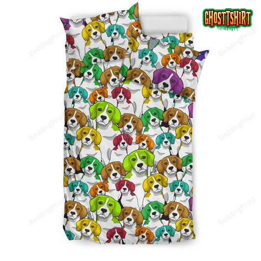 Beagle Bed Sheets Duvet Cover Bedding Set