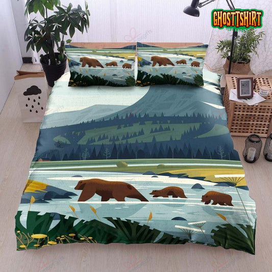 Bears Bed Sheets Duvet Cover Bedding Set