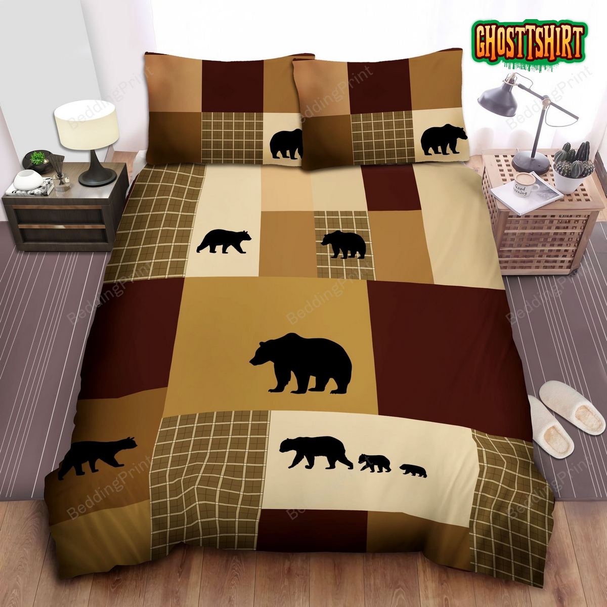 Bears Warm Bed Sheets Spread Duvet Cover Bedding Set