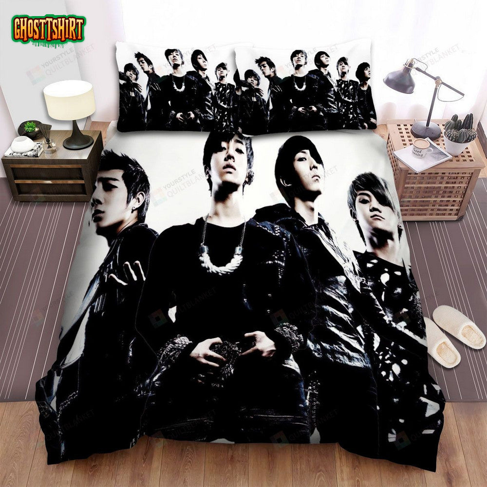 Beast Band Album Shock Of The New Era Bed Sheets Spread Comforter Duvet Cover Bedding Set