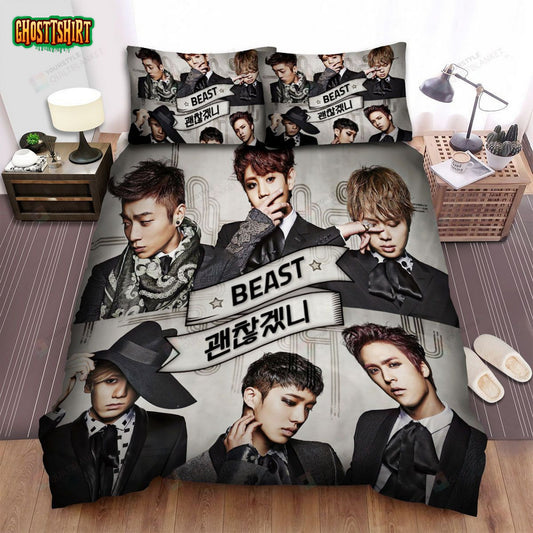 Beast Band Art Photo Bed Sheets Spread Comforter Duvet Cover Bedding Set
