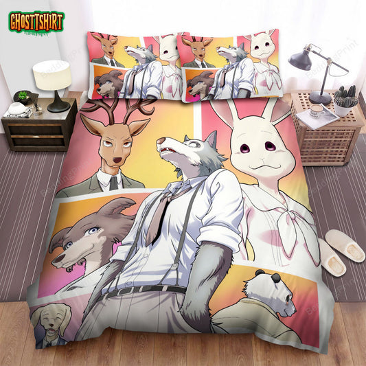 Beastars Original Netflix Poster Bed Sheets Spread Duvet Cover Bedding Set