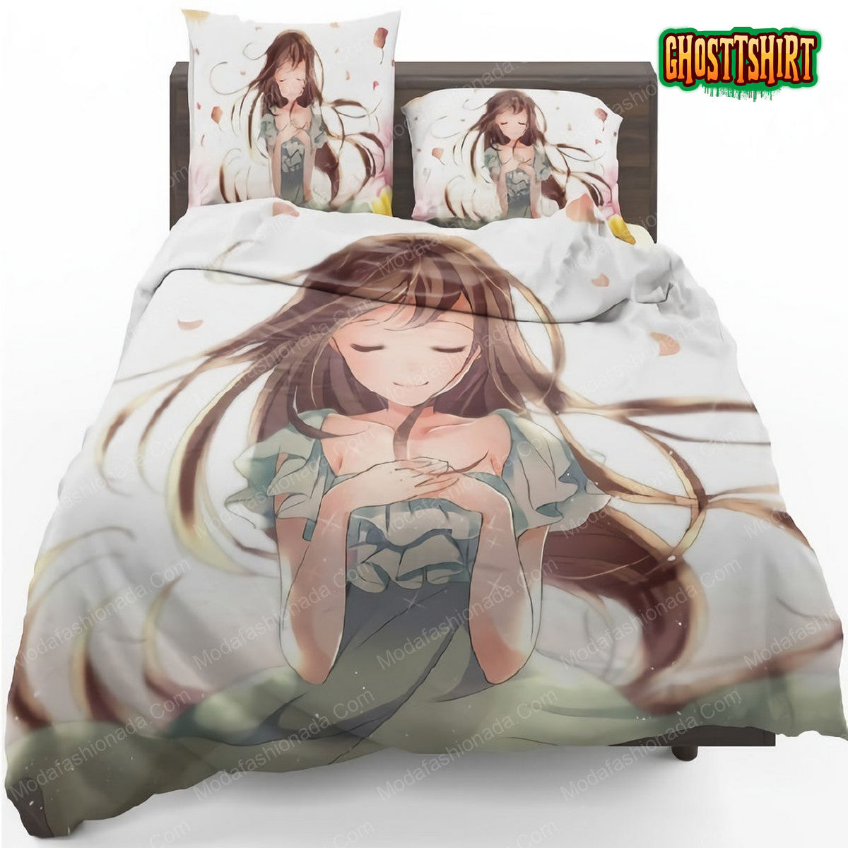 Beautiful Japanese Girl Anime 194 Bedding Set