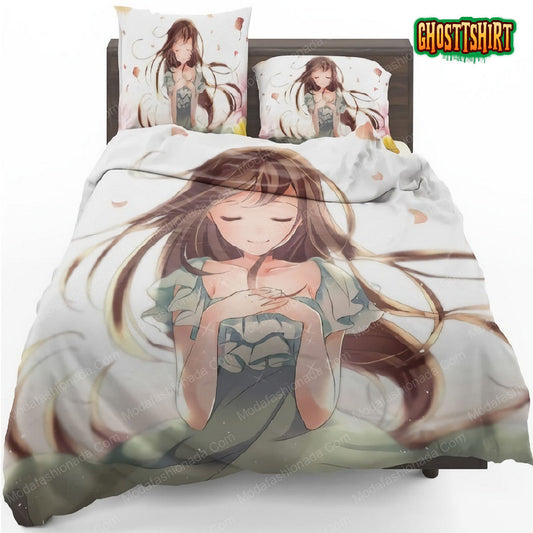 Beautiful Japanese Girl Anime 194 Bedding Set
