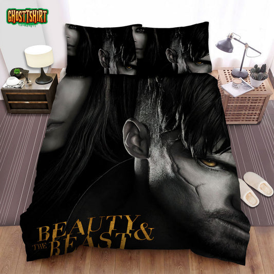 Beauty And The Beast Movie Angry Eyes Poster Bed Sheets Spread Comforter Duvet Cover Bedding Set