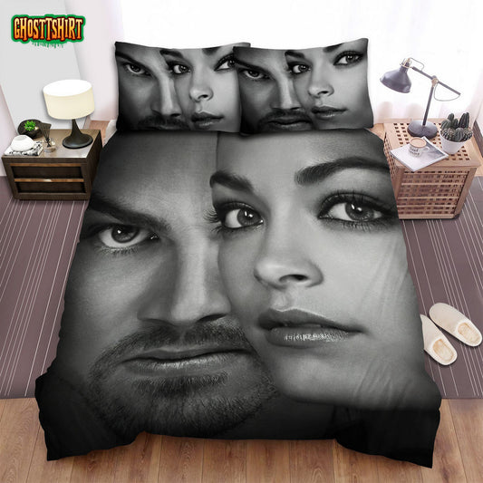 Beauty And The Beast Movie Portrait Poster Bed Sheets Spread Comforter Duvet Cover Bedding Set