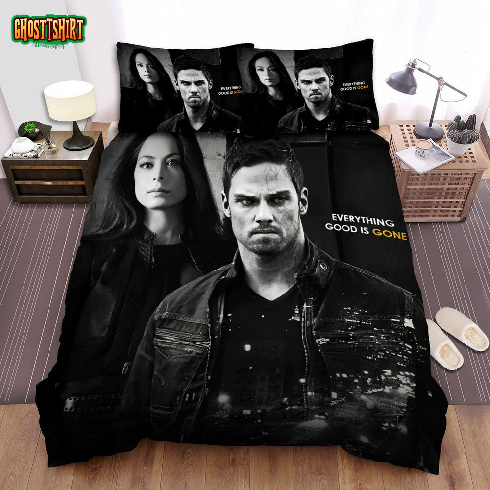 Beauty And The Beast Movie Poster I Bed Sheets Spread Comforter Duvet Cover Bedding Set