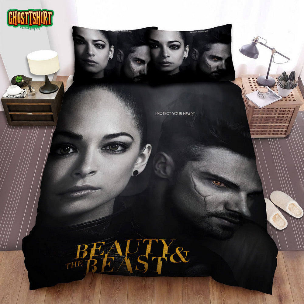 Beauty And The Beast Movie Poster Ii Bed Sheets Spread Comforter Duvet Cover Bedding Set