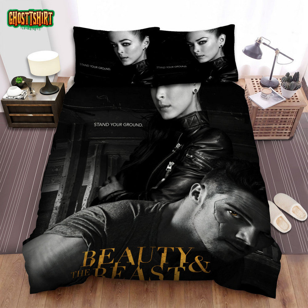 Beauty And The Beast Movie Poster Iii Bed Sheets Spread Comforter Duvet Cover Bedding Set