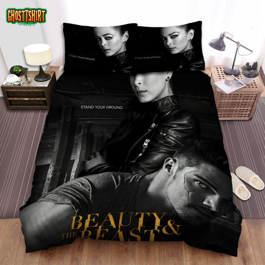 Beauty And The Beast Movie Poster Iii Bed Sheets Spread Comforter Duvet Cover Bedding Set