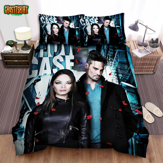 Beauty And The Beast Movie Rose Rain Poster Bed Sheets Spread Comforter Duvet Cover Bedding Set