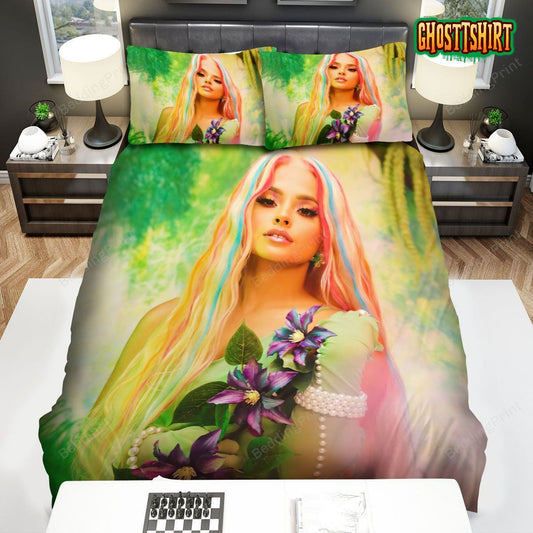 Becky G Colorful Hair Bed Sheets Duvet Cover Bedding Set