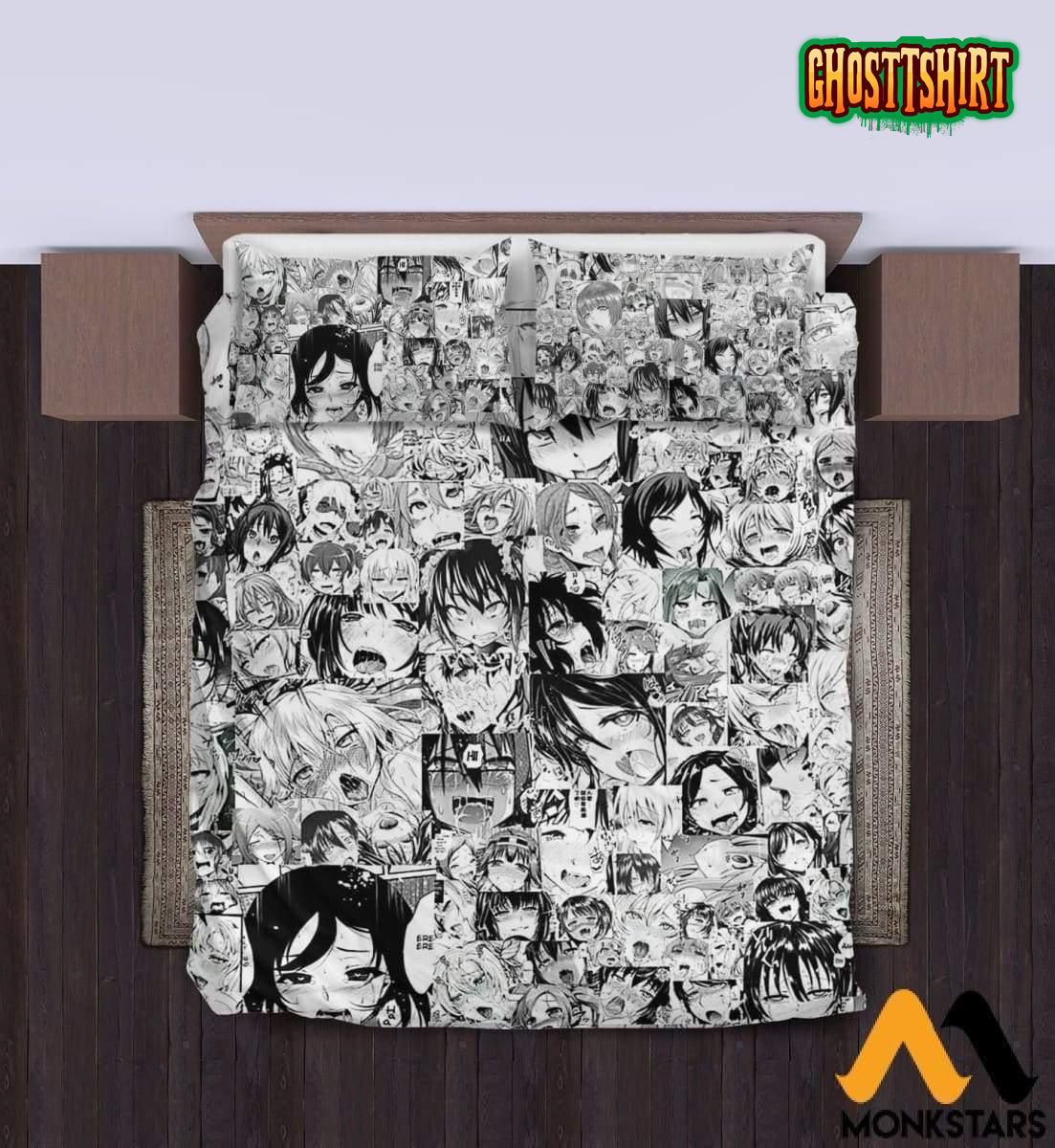 Bedding Set Hentai Faces Aham Us California