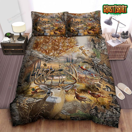 Bedding Set Hunting Camo Us California Duvet Cover & Pillow Cases