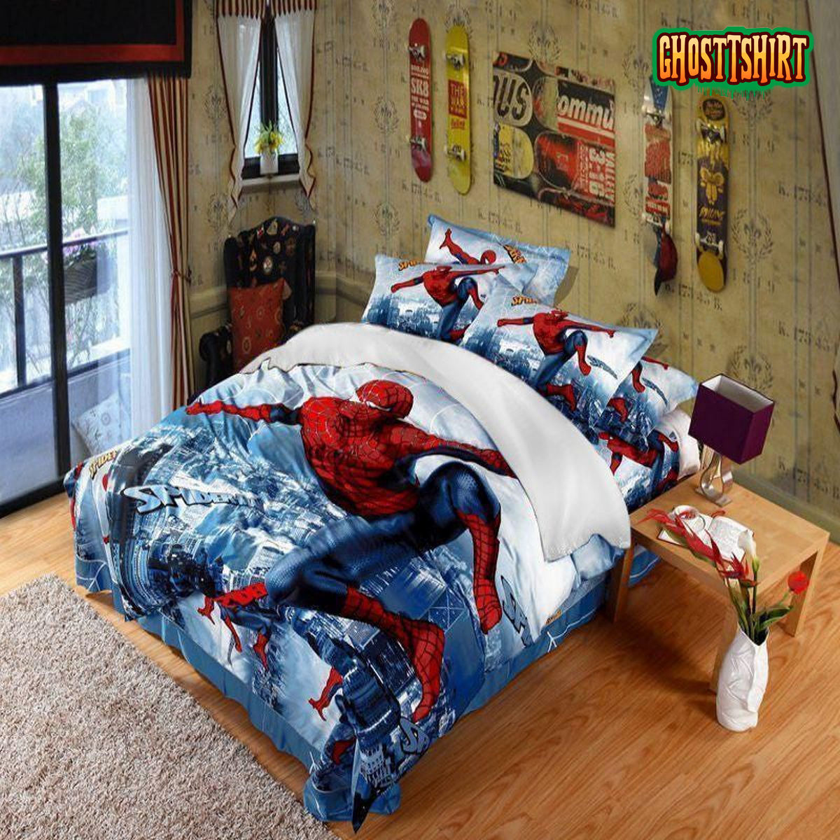 Bedding Set The Amazing Spider Man Duvet Cover Pillow Cases