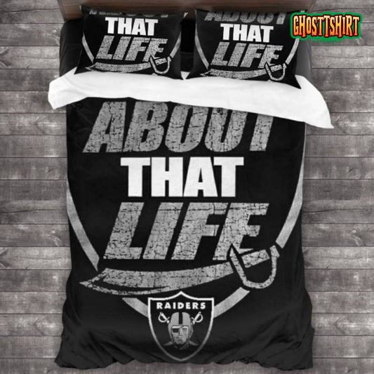 Bedding Sets with 3 Pieces Las Vegas Raiders Logo Bedding Set 3PCS Duvet Cover Pillowcases Comforter Cover